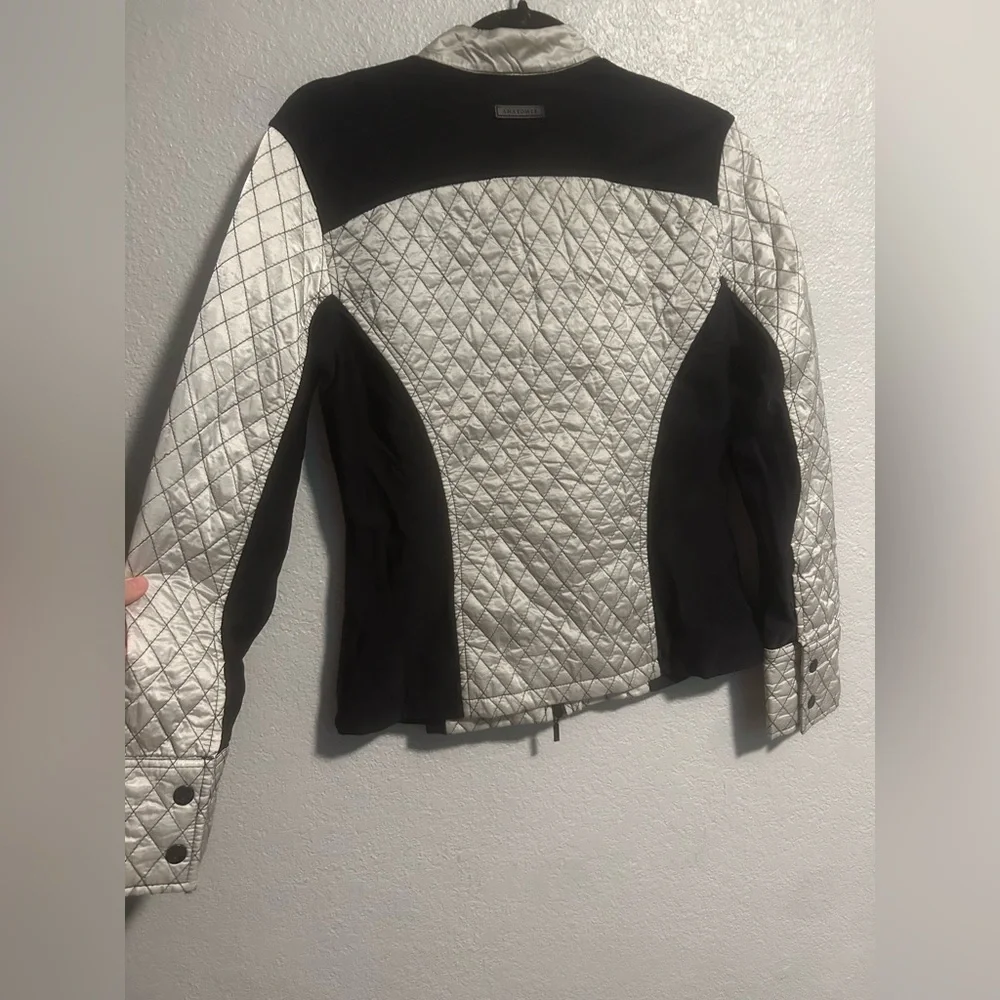 Anatomie Silver/Black Lightweight
Quilted Jacket. - Picture 6 of 8